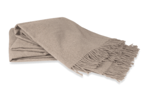 Kayori Nitra Kaschmir Plaid Tortora