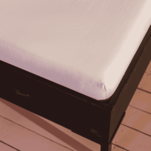 Kayori Shizu Percal Topper Hoeslaken Wit