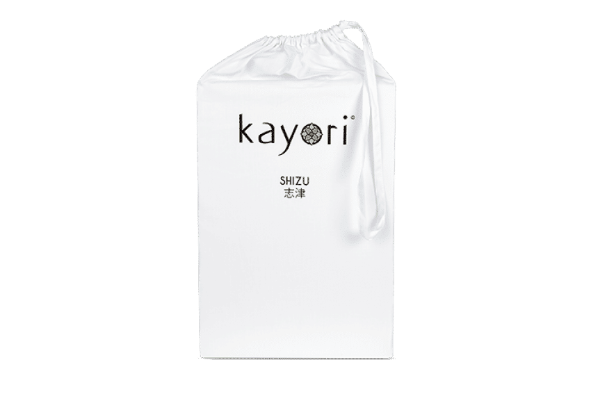 Kayori Shizu Jersey Stretch Hoeslaken Wit