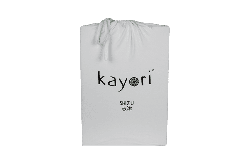Kayori Shizu Jersey Stretch Hoeslaken Zilvergrijs
