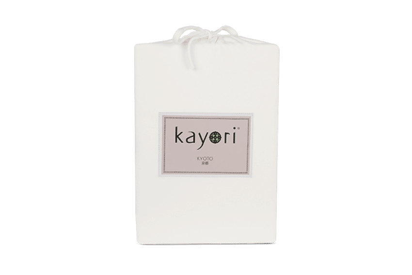 Kayori Kyoto Jersey Hoeslaken Off-White