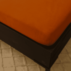 Kayori Nagano Flanel Topper Hoeslaken Bruin
