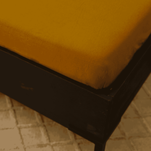 Kayori Nagano Flanel Topper Hoeslaken Okergeel